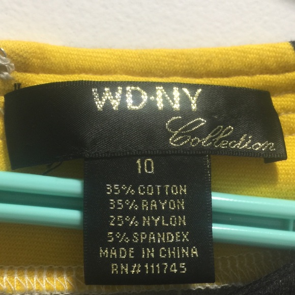 NWOT WD•NY Collections Abstract Beautiful Dress. - Picture 5 of 6